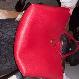 Ralph Lauren Vibrant Red Tote Bag